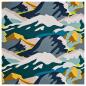 Preview: French Terry, Berge, petrol Preview: French Terry, Berge, petrol
