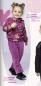 Preview: Fleece, Blumen, fuchsia Preview: Fleece, Blumen, fuchsia