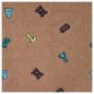 Preview: Boucle, Buchstaben, braun Preview: Boucle, Buchstaben, braun