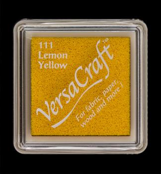 VersaCraft Stempelkissen, klein, Nr. 111 Lemon Yellow