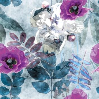 Softshell, Aquarell Blumen