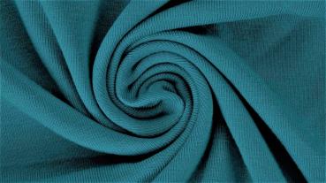 French Terry, uni, dunkelminze