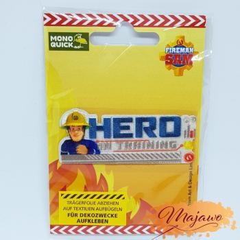 Applikation zum Aufbügeln, FIREMAN SAM© Hero