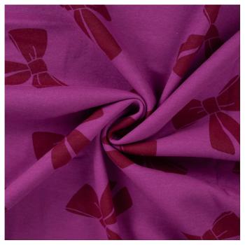 Preview: Sweat, Schleifen, pink/violett