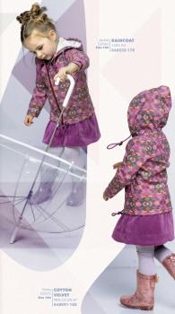 Regenmantel-Stoff, Aztec, fuchsia Regenmantel-Stoff, Aztec, fuchsia
