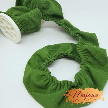 Jersey-Volant, Rüsche, 30mm, kale