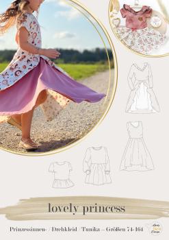 Papier-Schnittmuster "Lovely Princess" 74-134