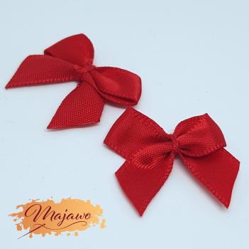 Satinschleife, rot, 24mm, 2 Stück