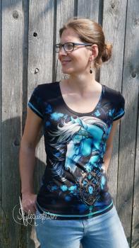 Preview: "Blaues Pferd", Panel, Jersey