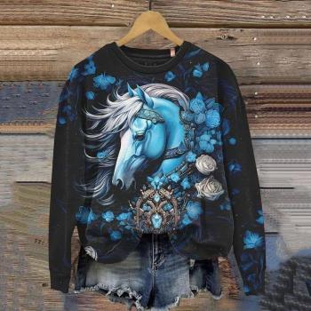 "Blaues Pferd", Panel, Jersey