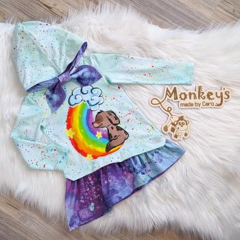 Preview: EP "Regenbogenhund", Panel, Jersey (Überbreite)