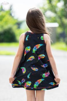 Preview: EP "Rainbow Feather", Panel, Jersey (Überbreite)