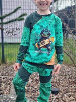 Preview: EP "Turtle Skaterboy" Panel, Jersey (Überbreite)