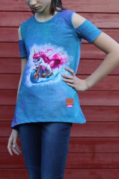 Preview: EP "Unicorn Rider" Panel, French Terry (Überbreite)