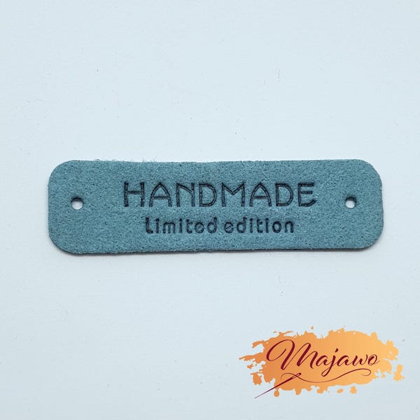 Label Handmade limited edition blau