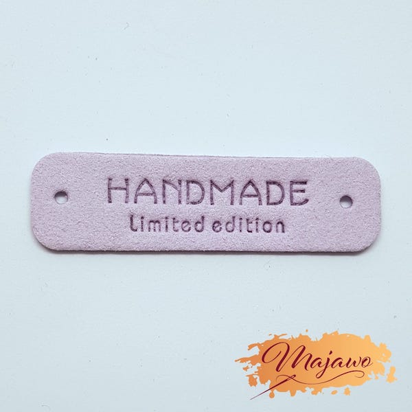 Label Handmade limited edition Flieder