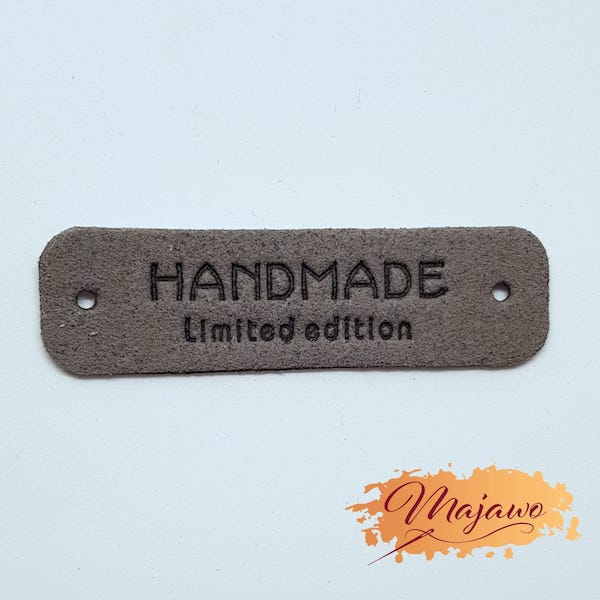 Label Handmade limited edition grau
