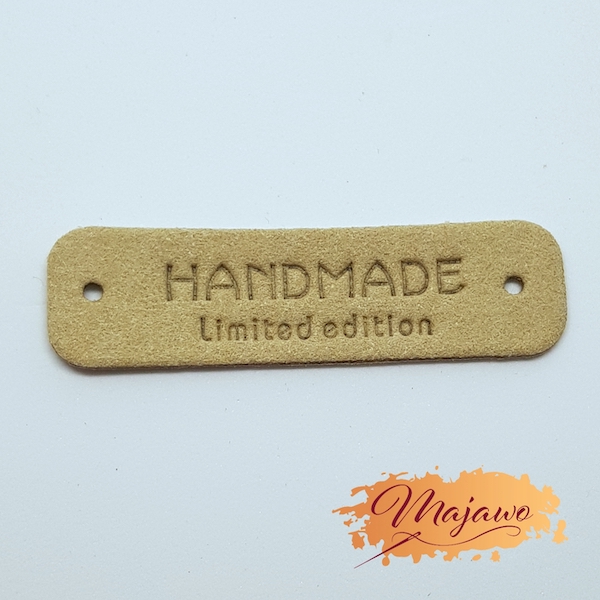 Label Handmade limited edition natur