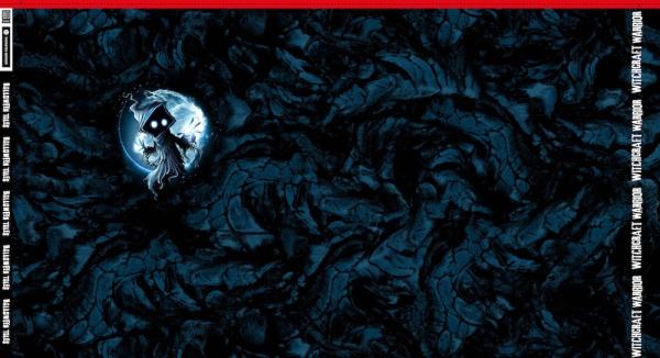 Halloween by Thorsten Berger, French Terry, Panel, Geist, blau