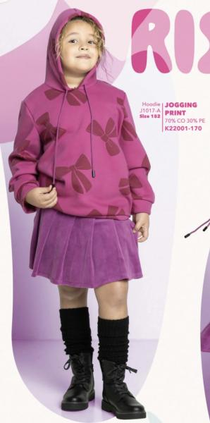 Sweat, Schleifen, pink/violett Sweat, Schleifen, pink/violett