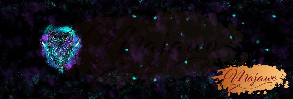 EP "Galaxy Owl", 17x50cm, Kunstleder, Panel