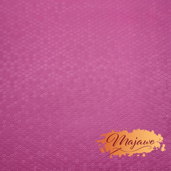 Kunstleder, Nr. 23, Waben Struktur, pink, ca. 44x62cm