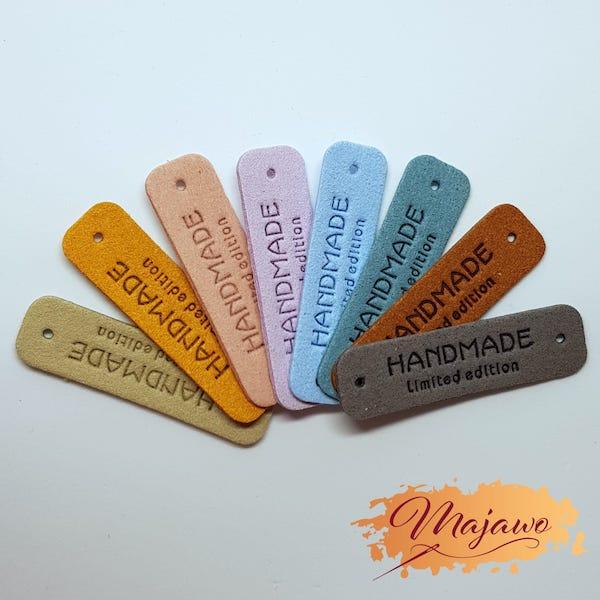 Kunstleder Label Handmade with love Majawo