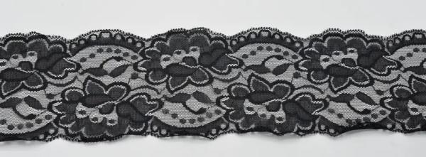 Spitze, elastisch, schwarz, 100mm