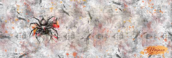 EP "Black Spider", 17x50cm, Kunstleder, Panel