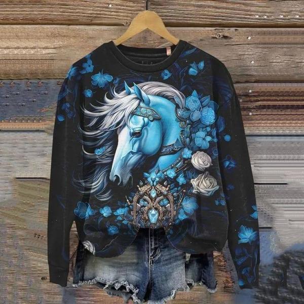 "Blaues Pferd", Panel, Jersey