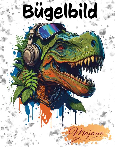 Bügelbild Funky Rex Majawo
