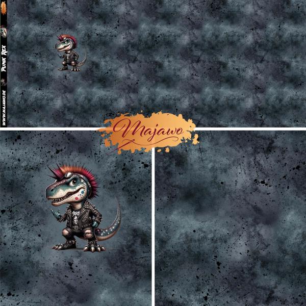 Majawo Stoff Panel Punk Rex Majawo Stoff Panel Punk Rex