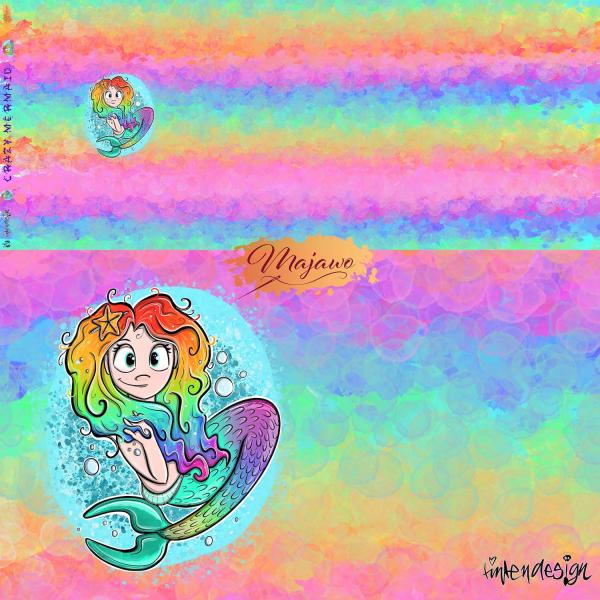 EP "Crazy Mermaid", Panel, Canvas