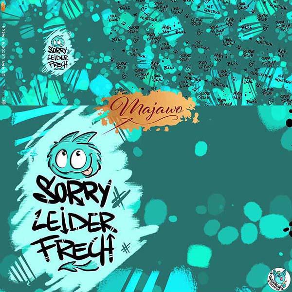 EP "Leider frech", petrol, Panel, Jersey (überbreite)