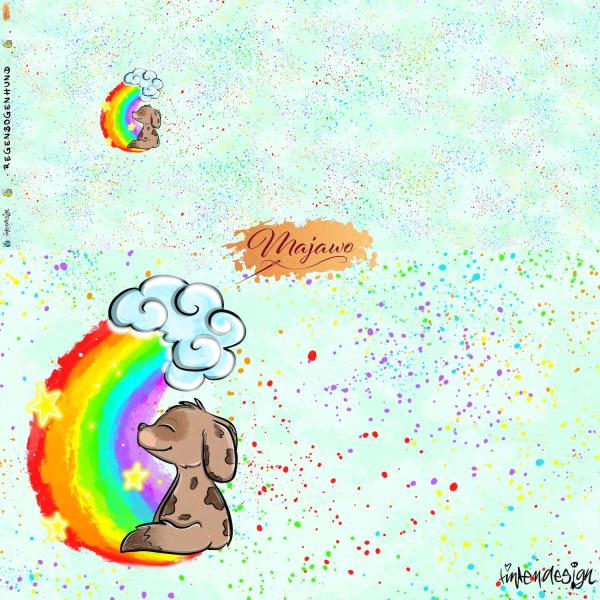 EP "Regenbogenhund", Panel, Jersey (Überbreite)