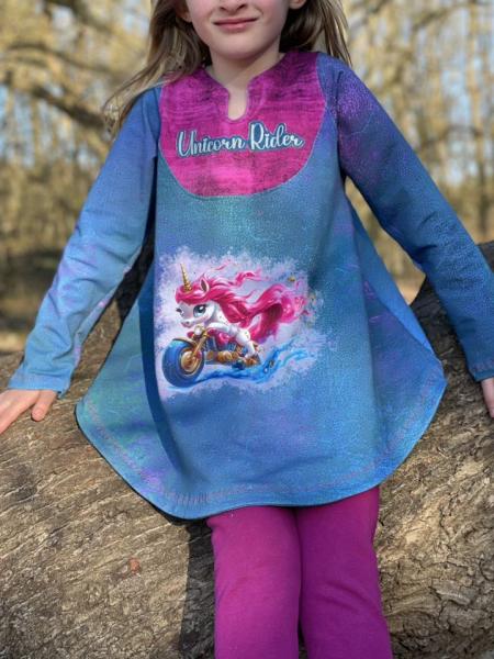 EP "Unicorn Rider" Panel, French Terry (Überbreite)