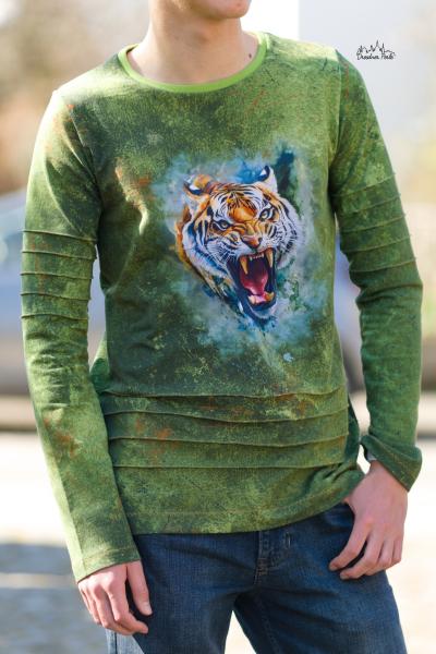 EP "Wild Tiger" Panel, French Terry (Überbreite)