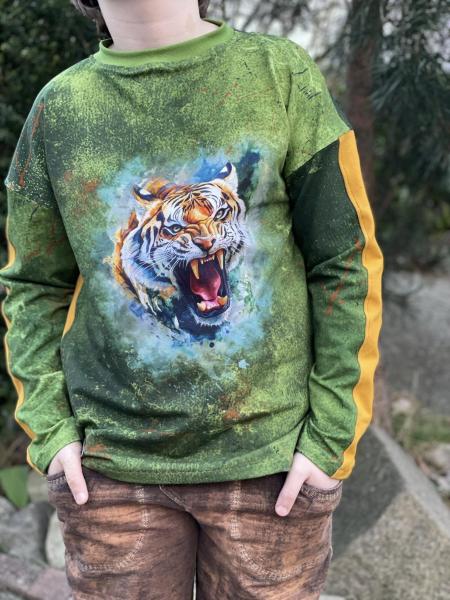 EP "Wild Tiger" Panel, French Terry (Überbreite)