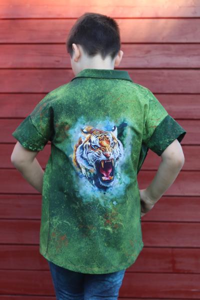 EP "Wild Tiger" Panel, French Terry (Überbreite)