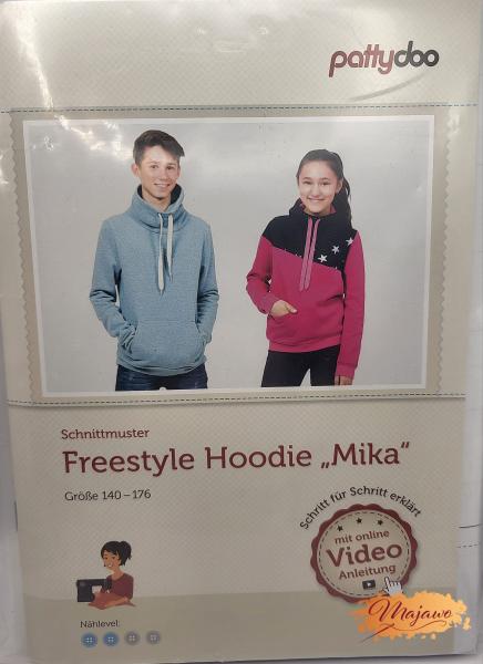 Pattydoo, Freestyle Hoodie "Mika", Papier-Schnittmuster (Gr. 140-176)