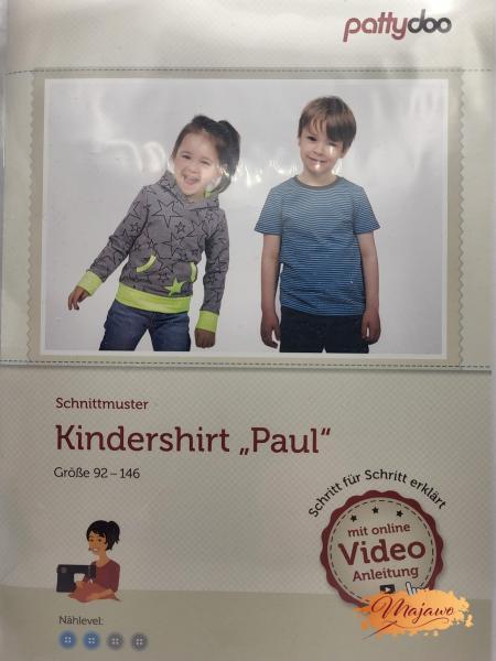 Pattydoo, Kinder-Shirt "Paul", Papier-Schnittmuster (Gr. 92-146)