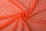 Soft Tüll, orange, Punkte